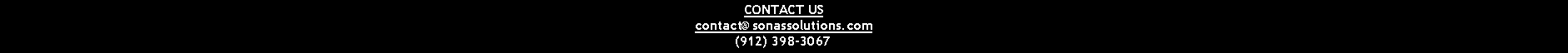 Text Box: CONTACT UScontact@sonassolutions.com(912) 398-3067